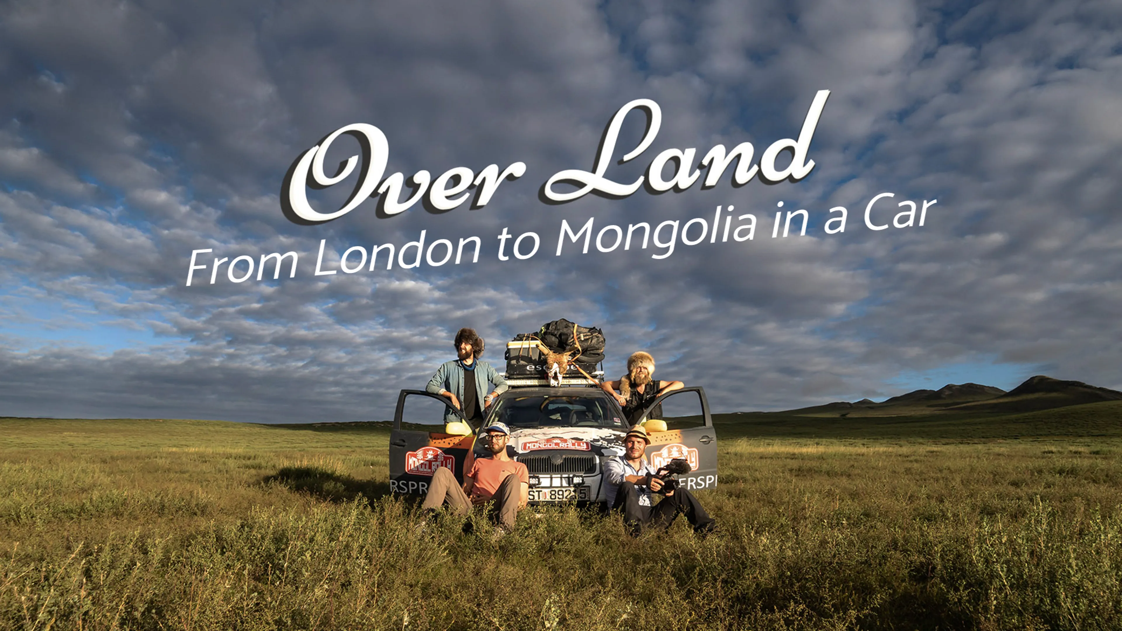 Over Land: From London to Mongolia in a Car poster